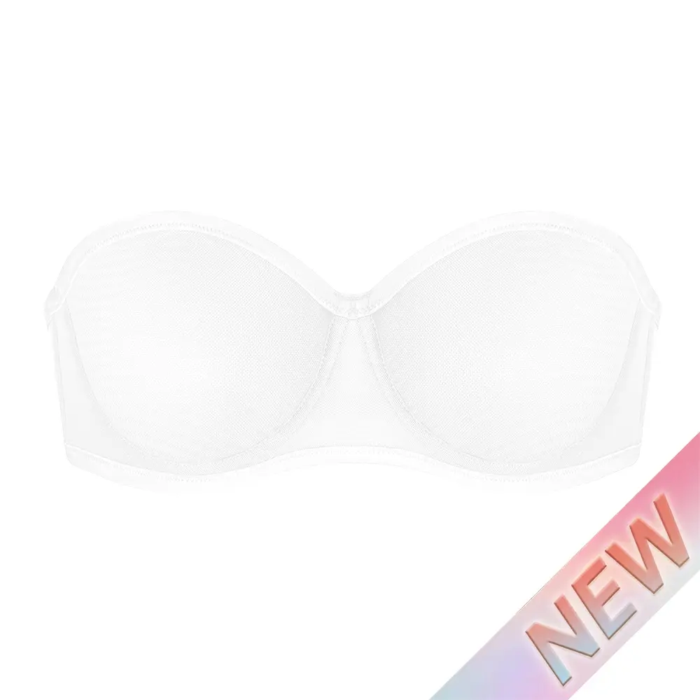 Women's Convertible Strapless Minimizer Bandeau Bra Underwire Unlined for Large Bust
