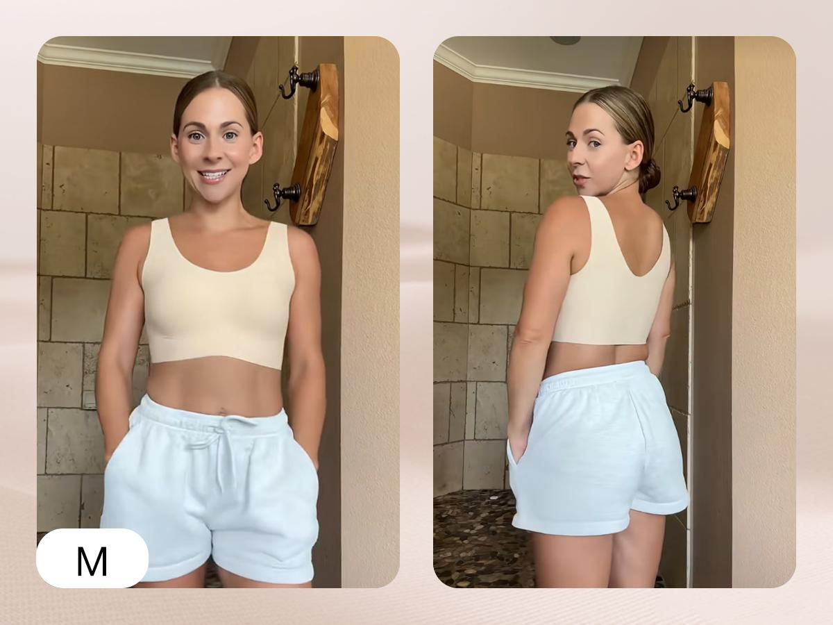 ubras Seamless Bras for Women Full Coverage Wireless Bralette Widen Straps Side Comfortable Breathable Smooth Pull On Bras Smart Size Fabric Stretchy Minimalist Basic Nude Lightweight Womenswear Soft Everyday Bra #DealsForYouDays