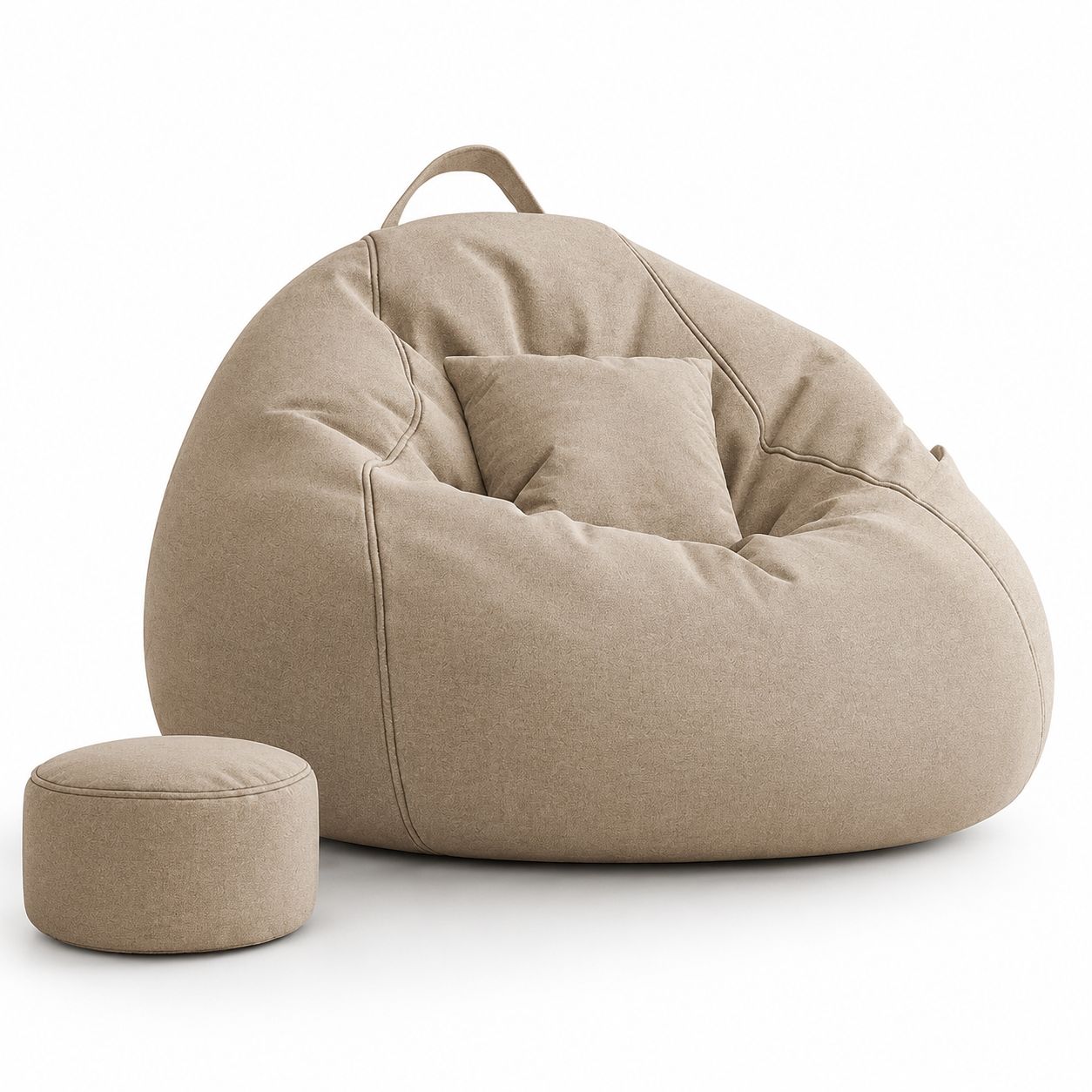Balcony leisure lazy chair, bean bag sofa, can lie down and sleep