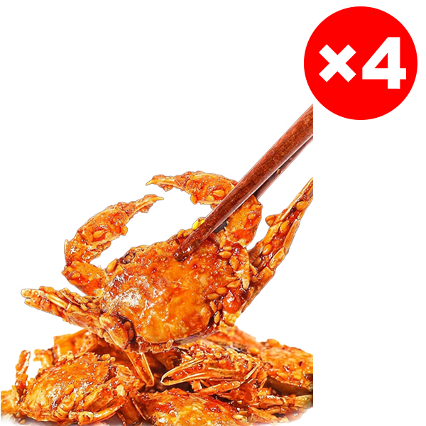 Crispy ready-to-eat small sea crab