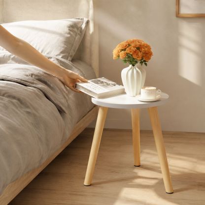 Multi-functional Home Decoration Balcony Small Round Table Sofa Side Table