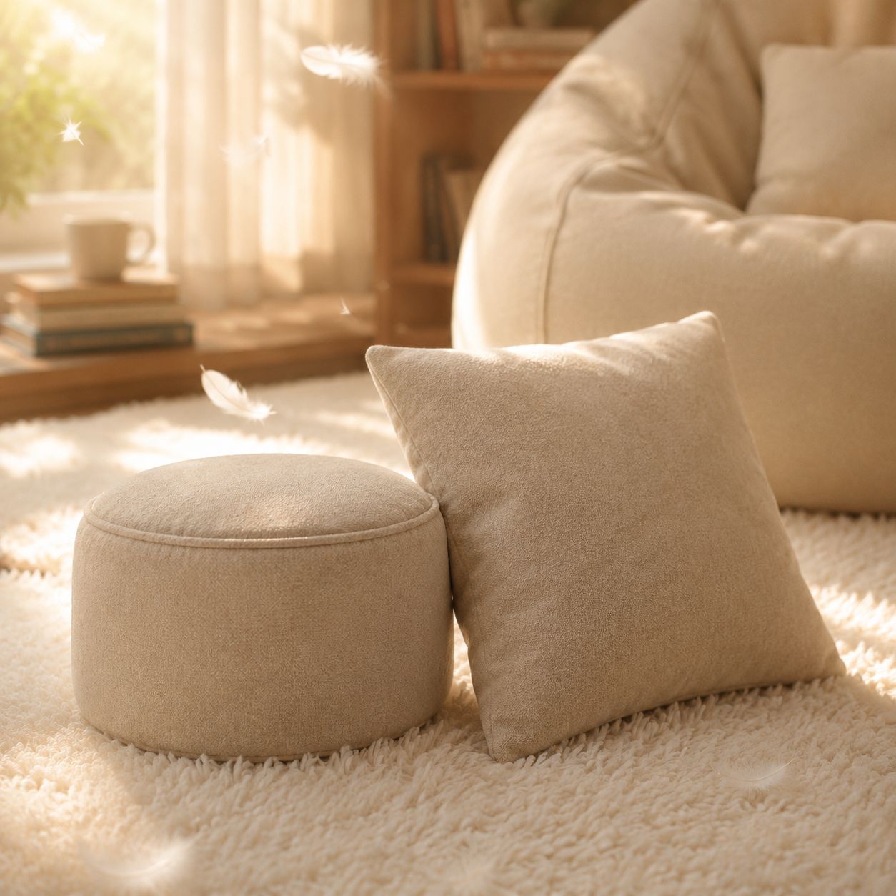 Soft and spacious bean bag sofa for maximum comfort
