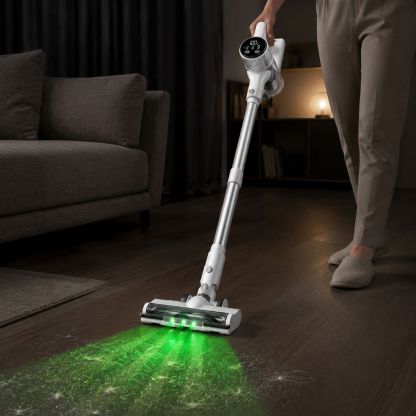 2200mAh Powerful Suction 8-in-1 Cordless Design, Ultra-fine Filter, Suitable for Home & Car