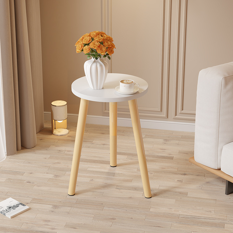 Multi-functional Home Decoration Balcony Small Round Table Sofa Side Table