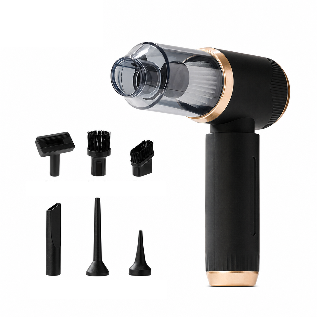 [Powerful Suction, Four-in-One] Portable Cordless Vacuum Cleaner