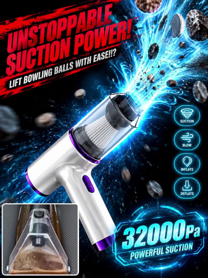 [The Solution for Hard-to-Reach Dust Spots in Your Car] Wireless Charging Car Vacuum Cleaner