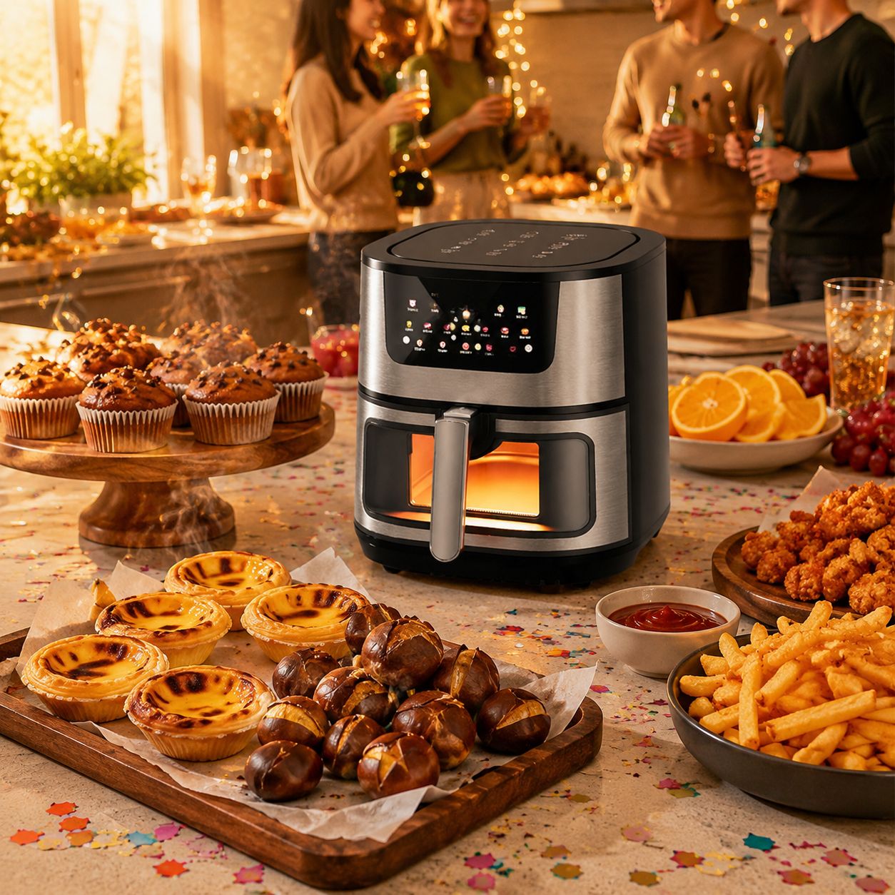 Multipurpose air fryer for family meals