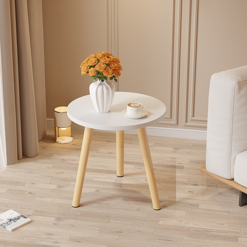 Multi-functional Home Decoration Balcony Small Round Table Sofa Side Table
