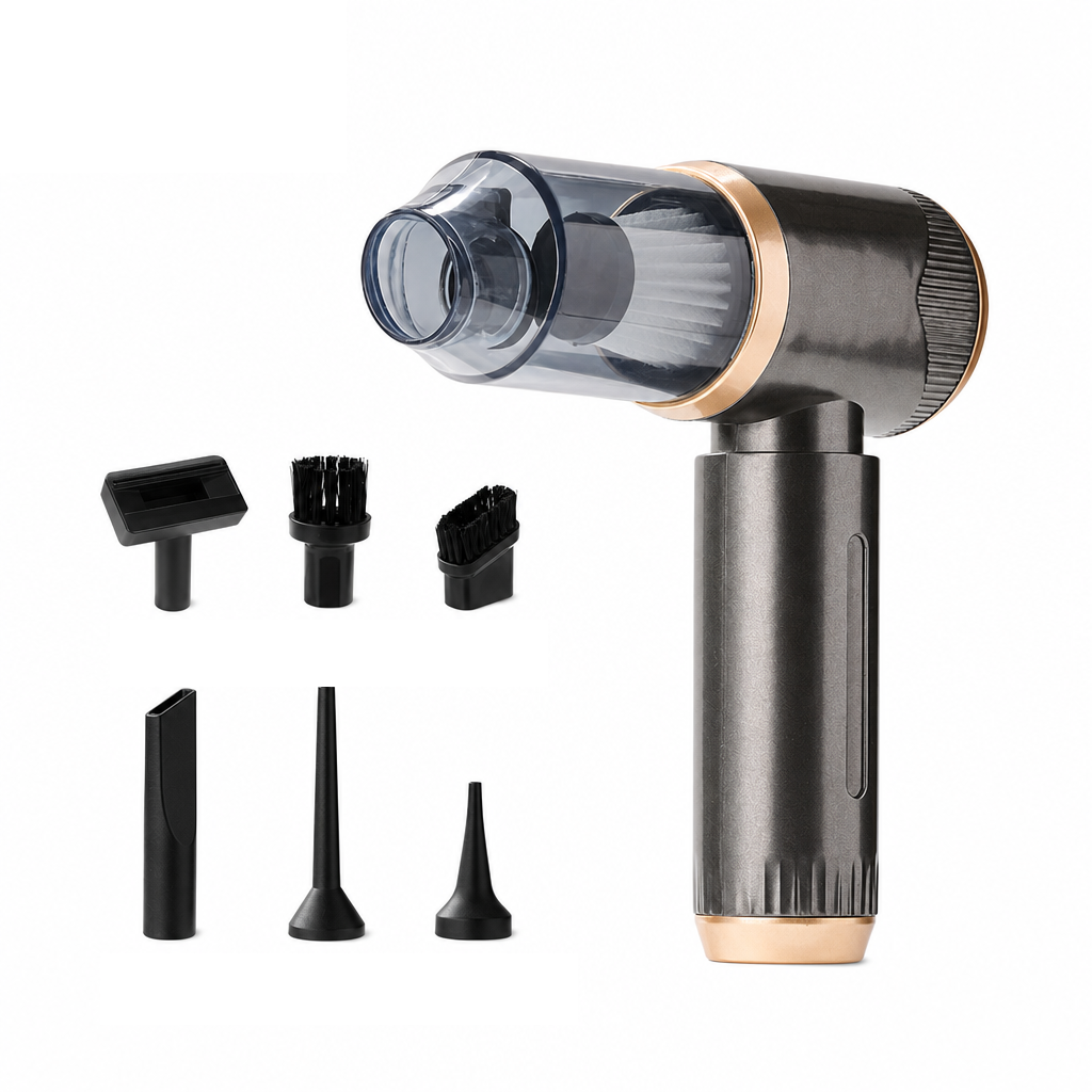 [Powerful Suction, Four-in-One] Portable Cordless Vacuum Cleaner