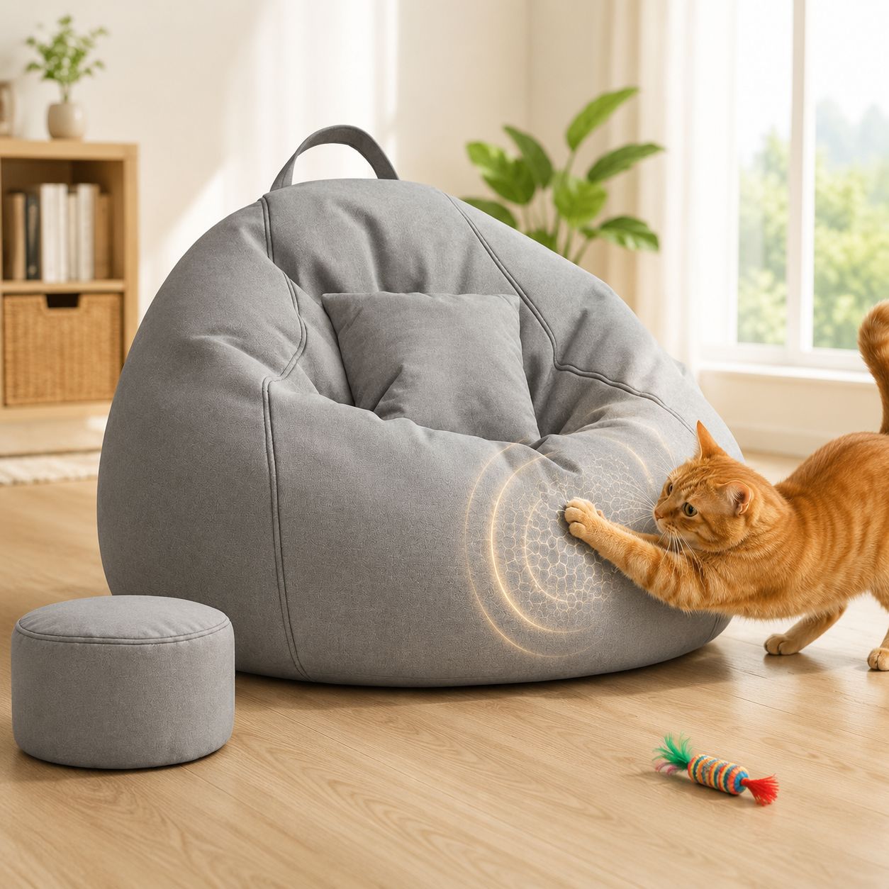 Balcony leisure lazy chair, bean bag sofa, can lie down and sleep