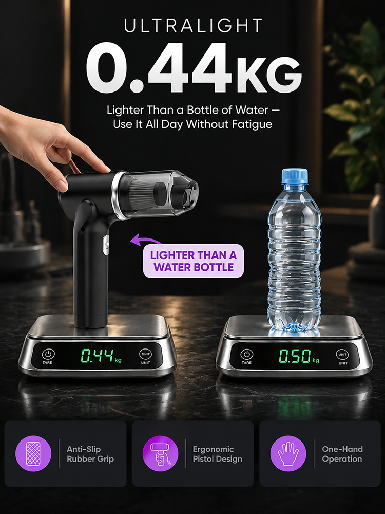 [The Solution for Hard-to-Reach Dust Spots in Your Car] Wireless Charging Car Vacuum Cleaner