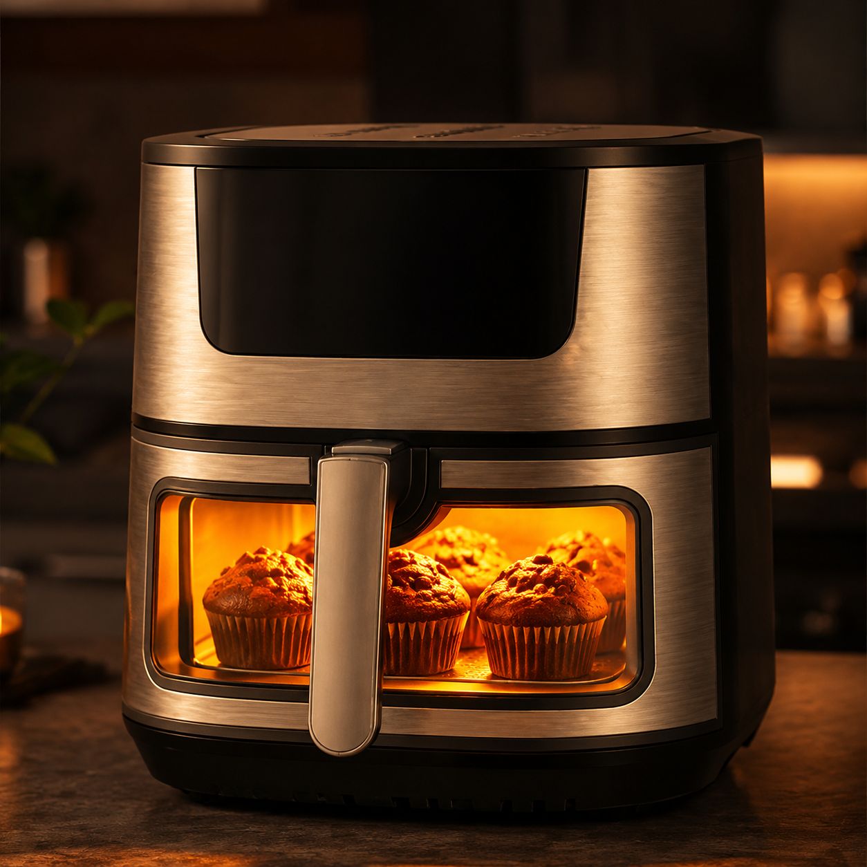 Deluxe 15L Smart Air Fryer, Oil-Free Commercial Appliance with LCD Screen
