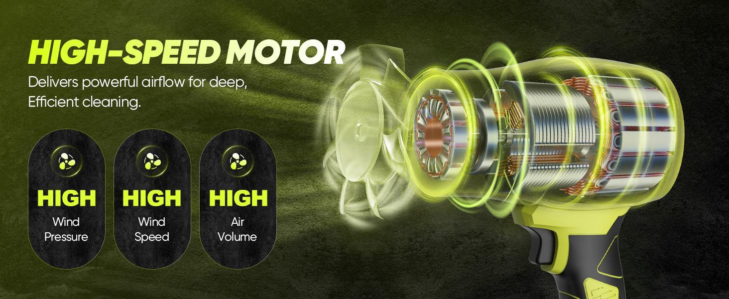 Cordless Blower High-Speed Motor Design