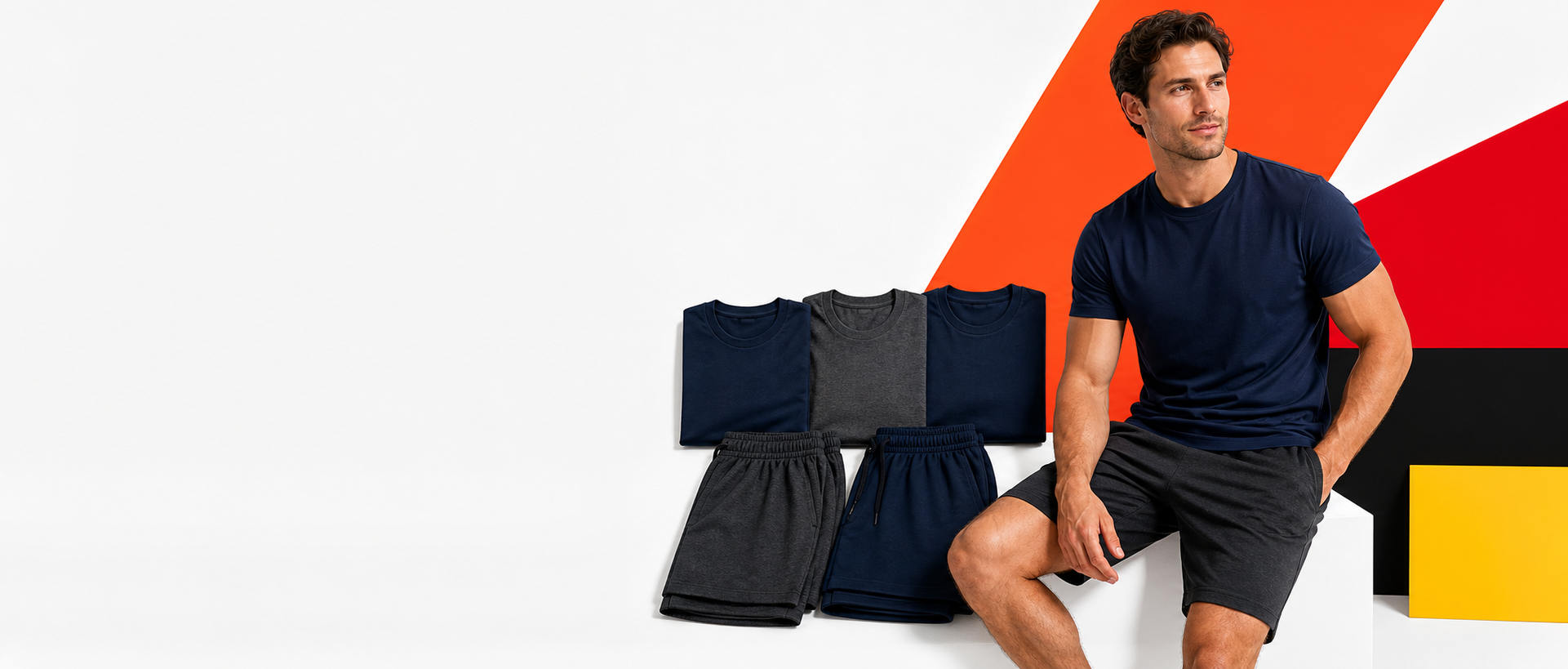 Men's five-piece factory-direct clothing pack