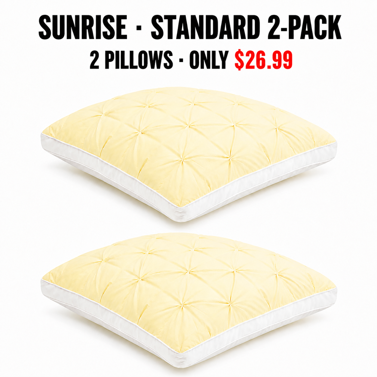 Sunrise Standard 2-Pack Pillow Mapping - Only $26.99