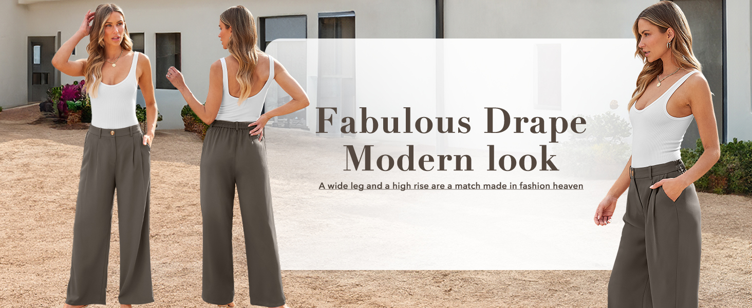 wide leg pants women
