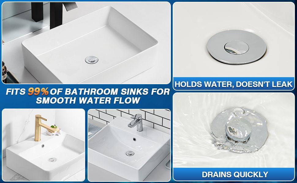 Stainless Steel Modern Rustproof Mesh Tub Drain Stopper with Bouncing Core & Brass Pop-Up Plug, High-Pressure Handheld Shower Head for Bathroom Home Supplies, Rustproof Drain Stoppers