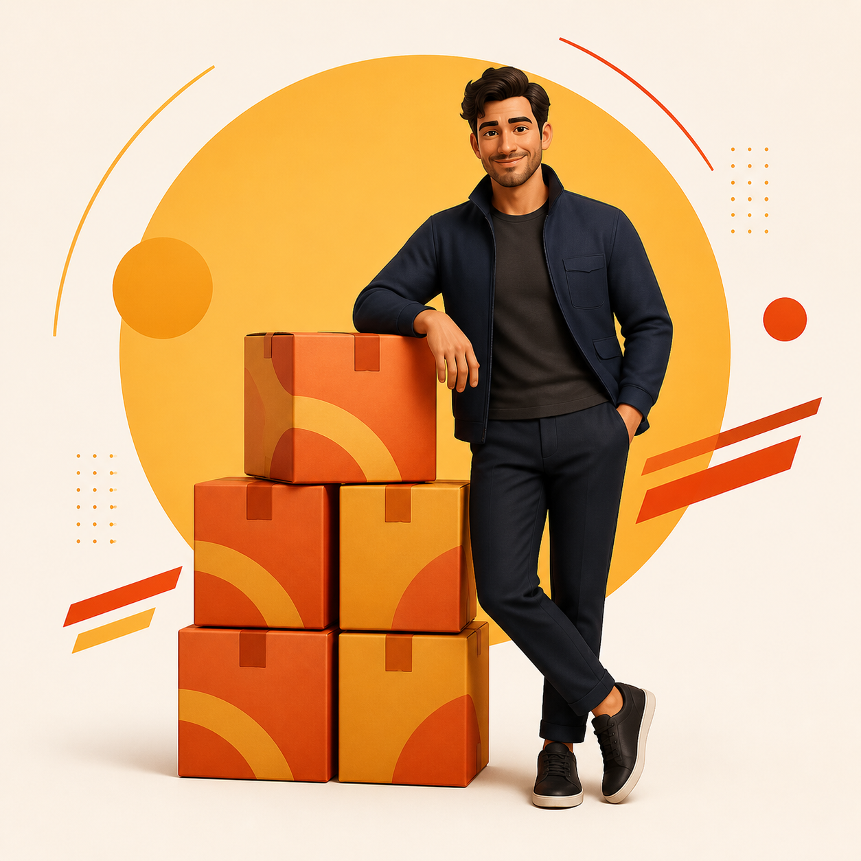 Men's multi-pack category illustration