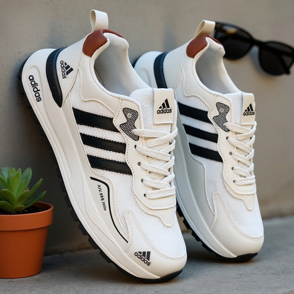 👟 Divatos sportcipő ✨ Légáteresztő háló felső, ütéselnyelő vastag talpú szabadidős cipő