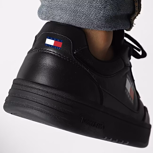 ✨👟 TOMMY HILFIGER® 2024 Baskets Cupsole bőr Essential 1443