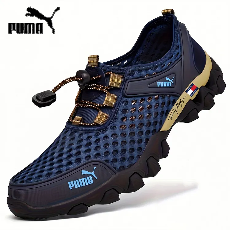 🔥👟PUMA Tommy férfi hálós túracipő gyors húzózsinórral