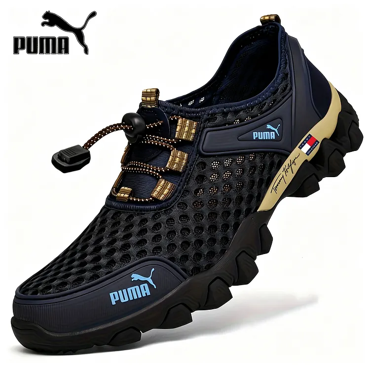 🔥👟PUMA Tommy férfi hálós túracipő gyors húzózsinórral