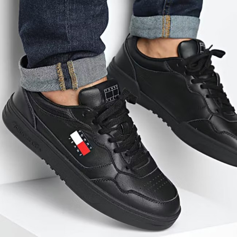 ✨👟 TOMMY HILFIGER® 2024 Baskets Cupsole bőr Essential 1443