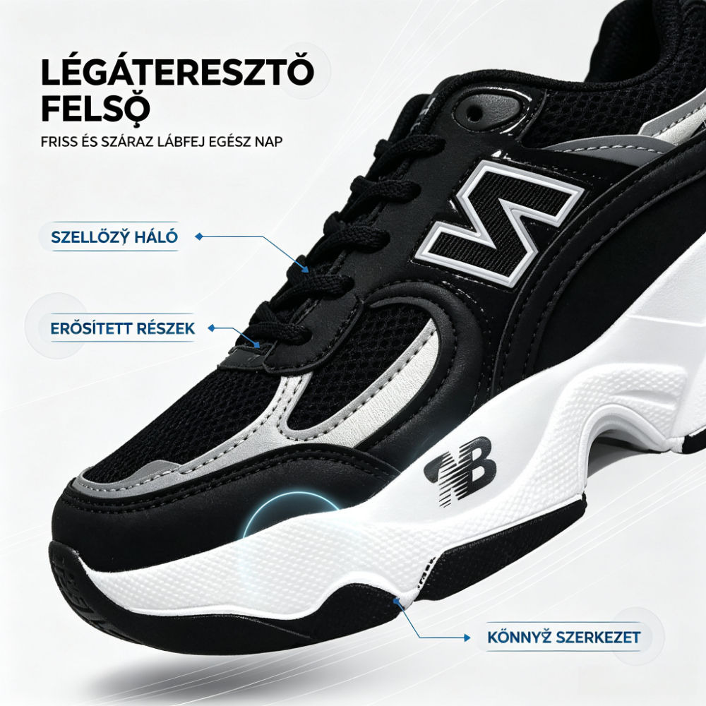 New Balance® 2026 divatos, légáteresztő edzőcipők
