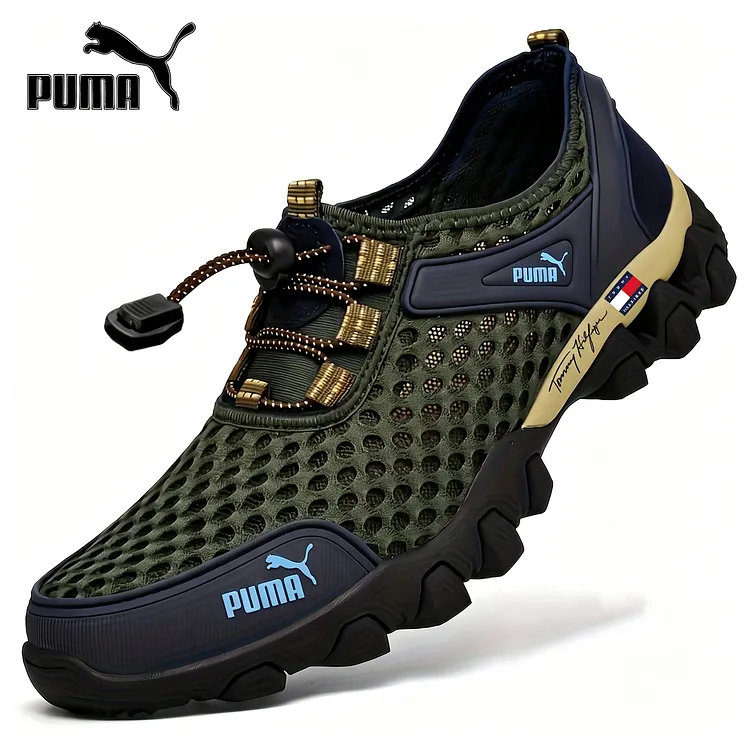 🔥👟PUMA Tommy férfi hálós túracipő gyors húzózsinórral