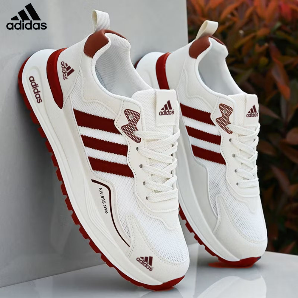 👟 Divatos sportcipő ✨ Légáteresztő háló felső, ütéselnyelő vastag talpú szabadidős cipő