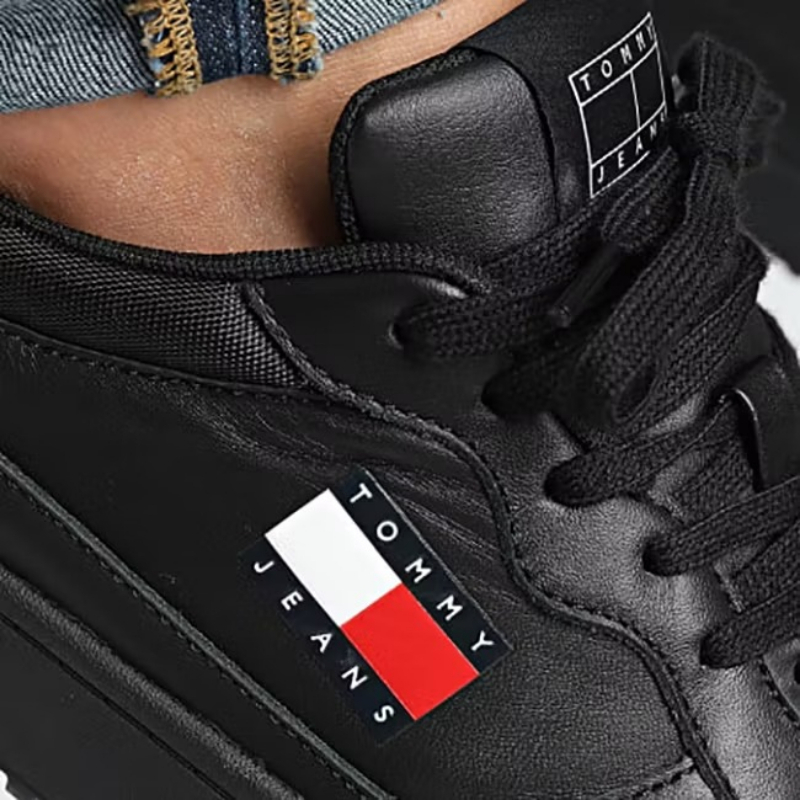 ✨👟 TOMMY HILFIGER® 2024 Baskets Cupsole bőr Essential 1443