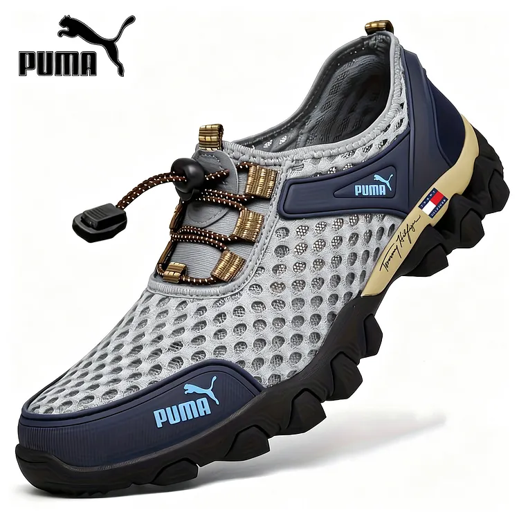 🔥👟PUMA Tommy férfi hálós túracipő gyors húzózsinórral