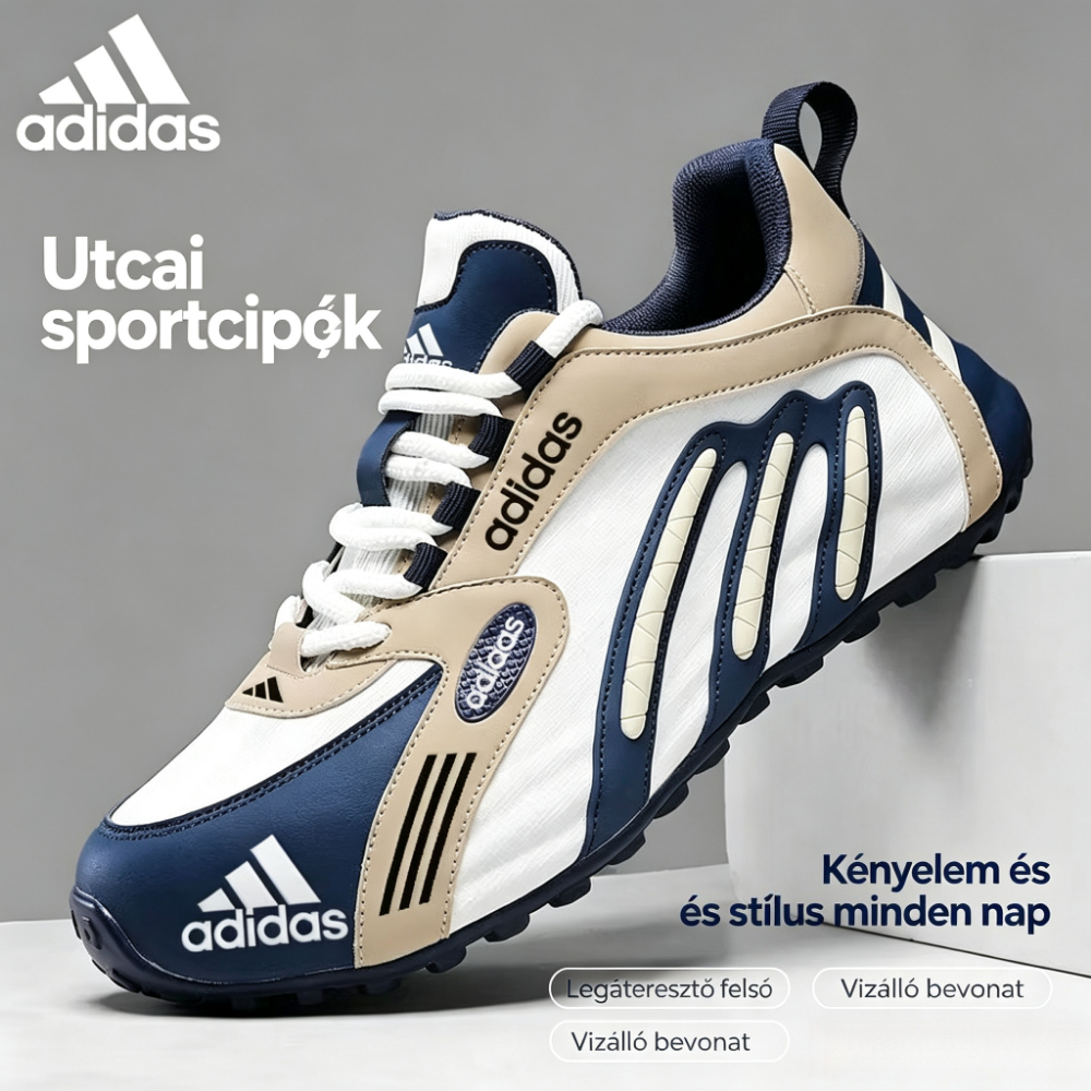 🔥 Skórzane trampki Adidas Air Hawks, wygodne obuwie sportowe do codziennego użytku