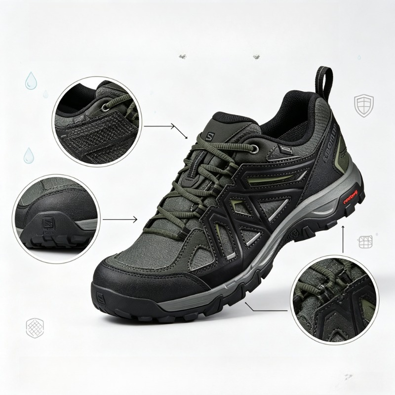 🏔️ Salomon Ultra Mid GORE-TEX vízálló túrabakancs, terepjáró masszív túracipő