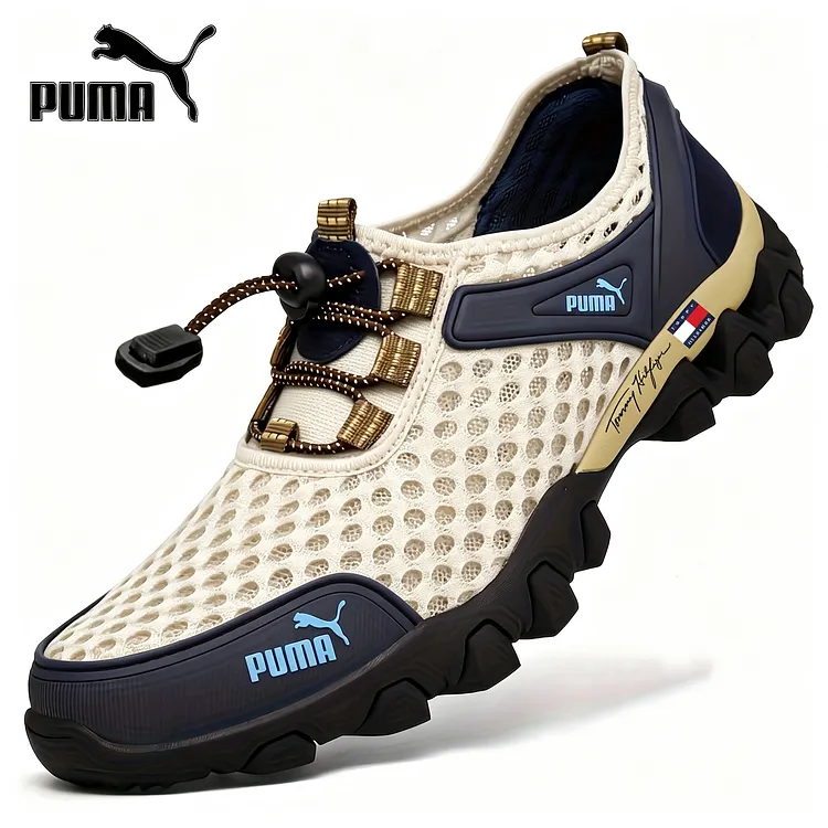 🔥👟PUMA Tommy férfi hálós túracipő gyors húzózsinórral
