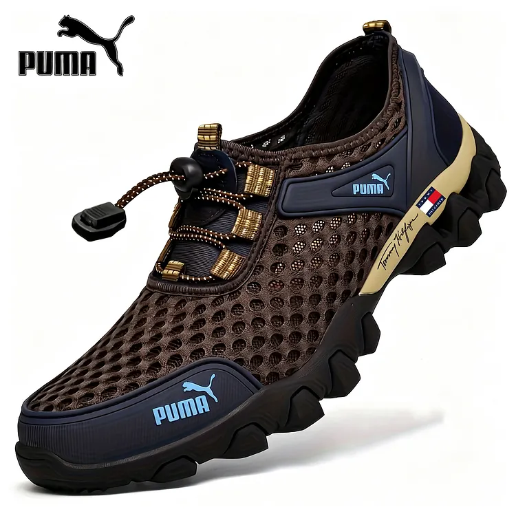🔥👟PUMA Tommy férfi hálós túracipő gyors húzózsinórral