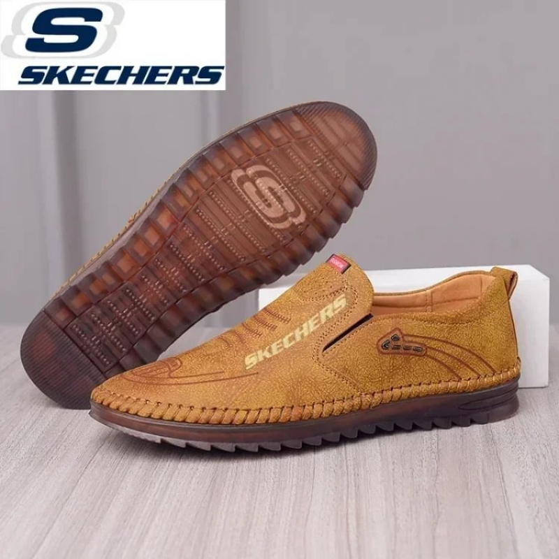 SKECHERS VALÓDI BŐR CIPŐK SIKERES FÉRFIAKNAK