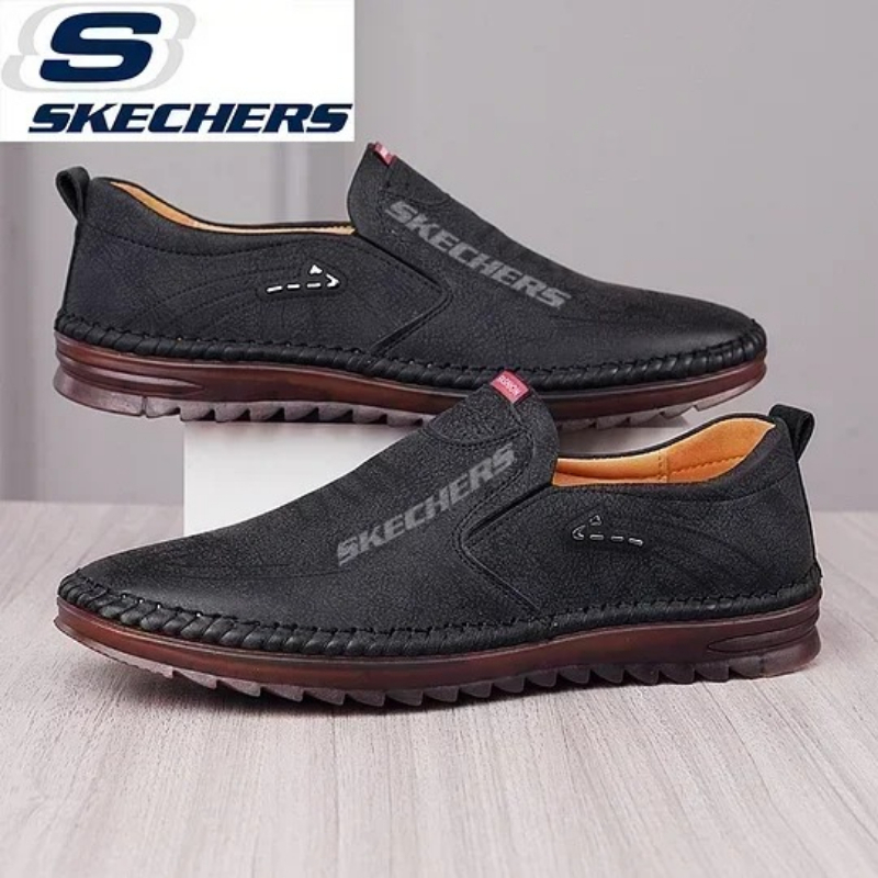 SKECHERS VALÓDI BŐR CIPŐK SIKERES FÉRFIAKNAK