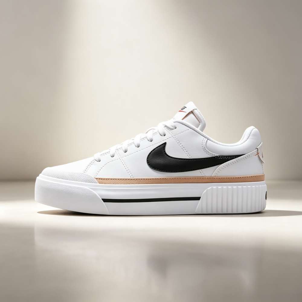 👟 Nike Női Court Legacy Lift platform sportcipők, klasszikus kialakítás mindennapi viselethez ✨