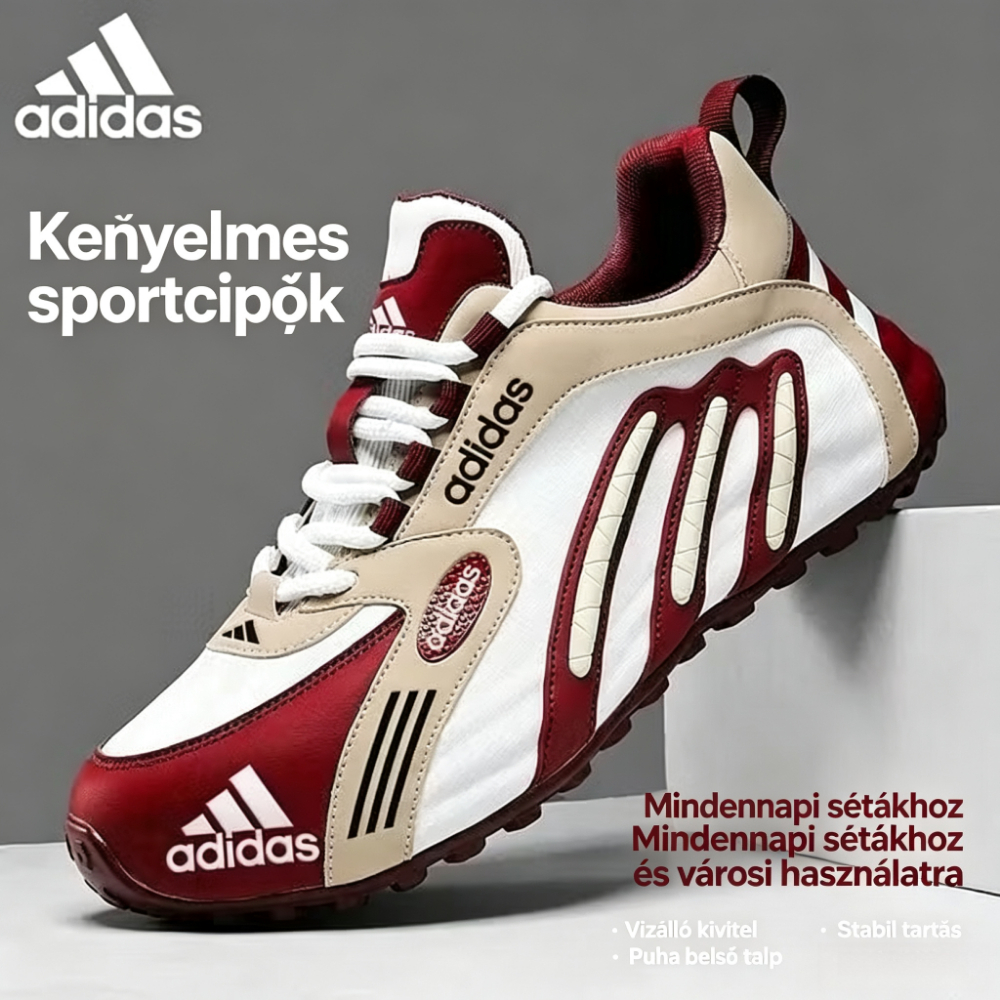 🔥 Skórzane trampki Adidas Air Hawks, wygodne obuwie sportowe do codziennego użytku