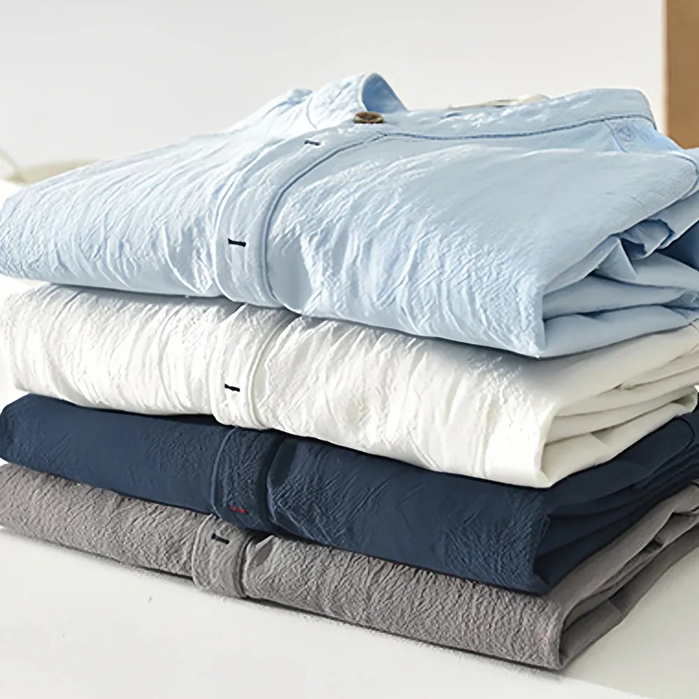 Unisfree Summer Beach Casual Men's Linen T-Shirt