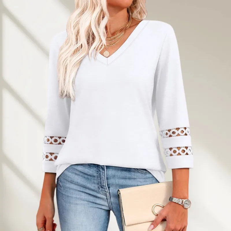 Unisfree 2026 Trendy V Neck T Shirts