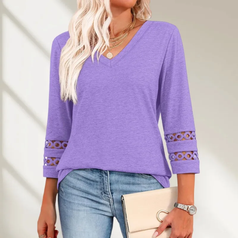 Unisfree 2026 Trendy V Neck T Shirts