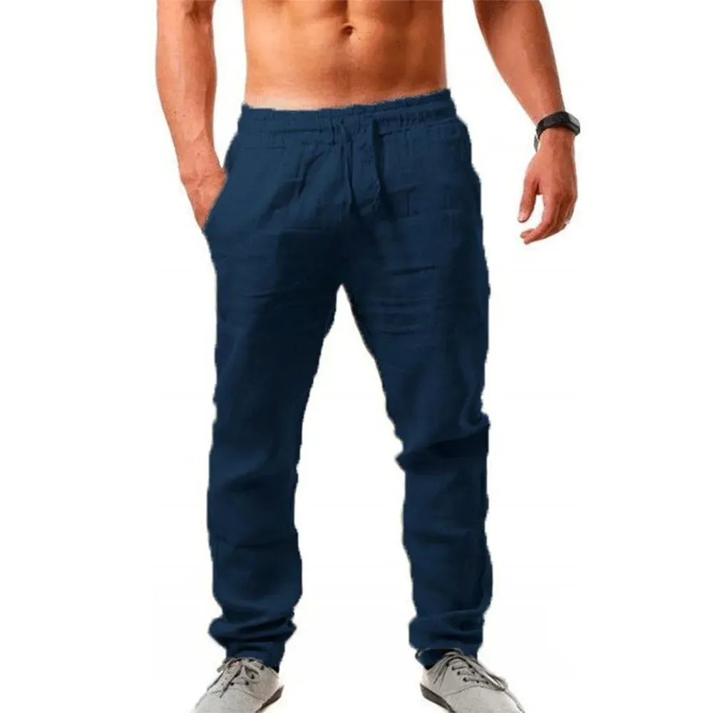 Unisfree Breathable Linen Pants For Men