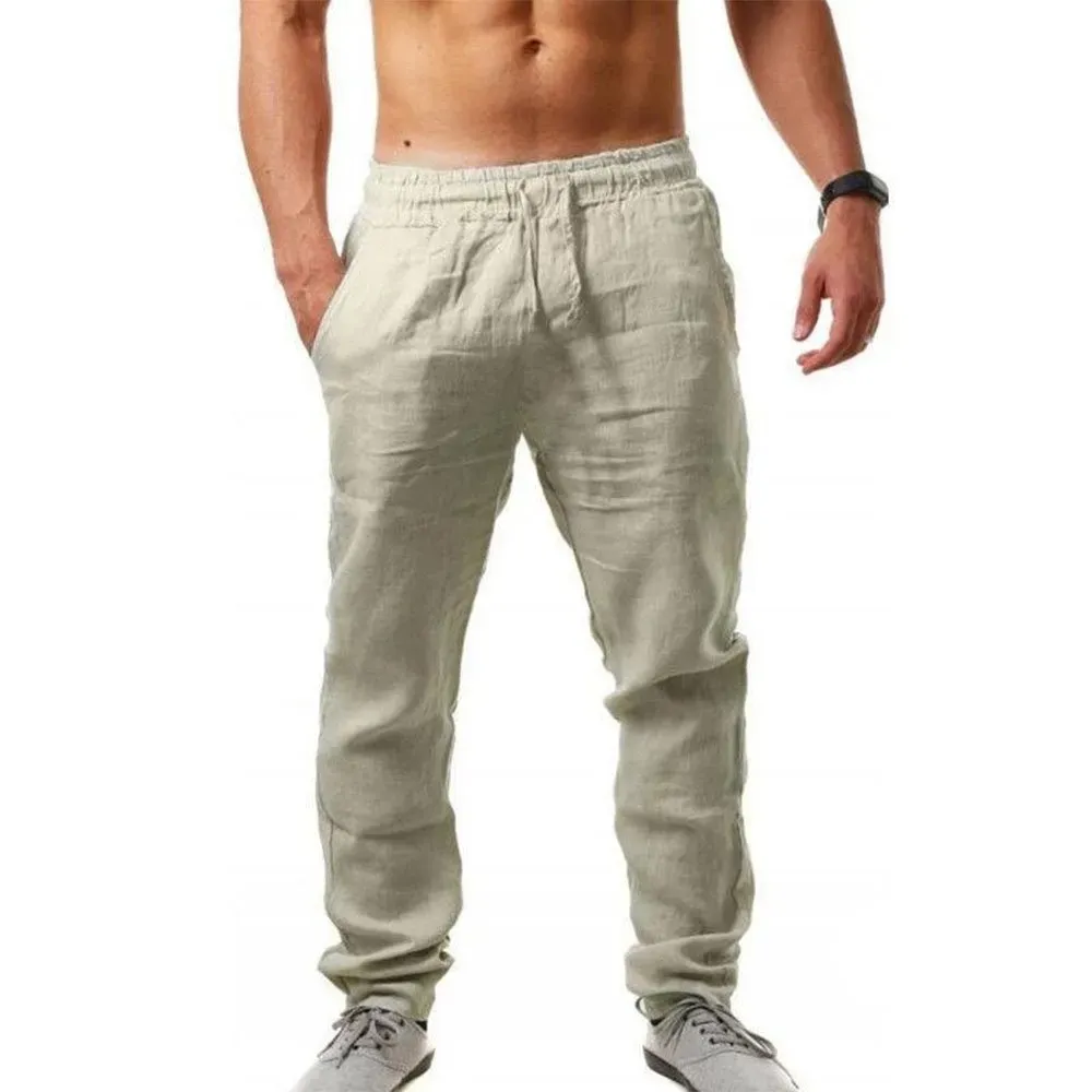 Unisfree Breathable Linen Pants For Men