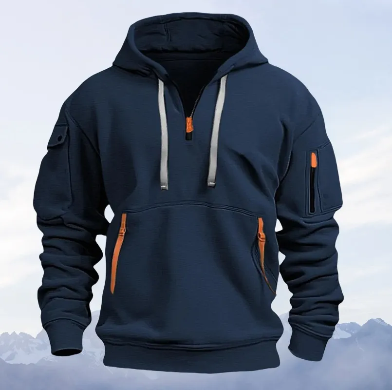 Unisfree Men's Casual Zip-Up Sweatshirt