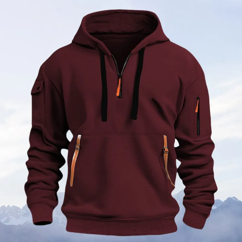 Unisfree Men's Casual Zip-Up Sweatshirt