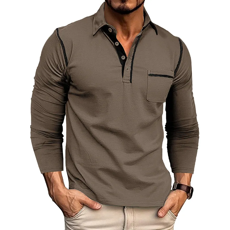 Unisfree Casual long-sleeved Shirt For Men