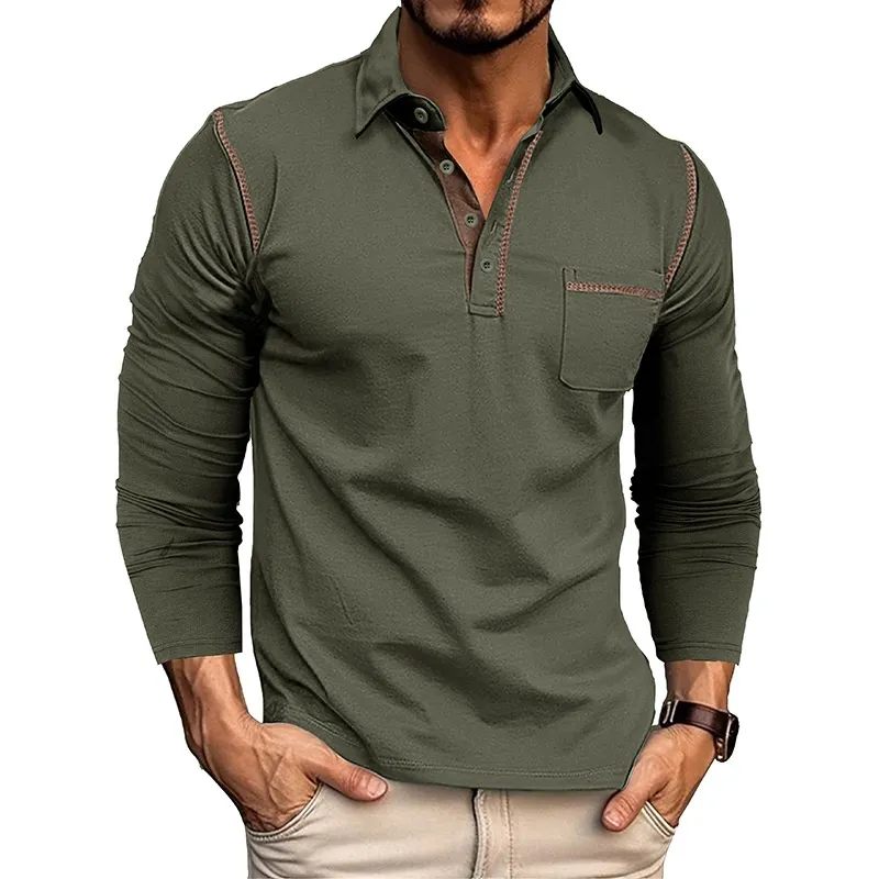 Unisfree Casual long-sleeved Shirt For Men