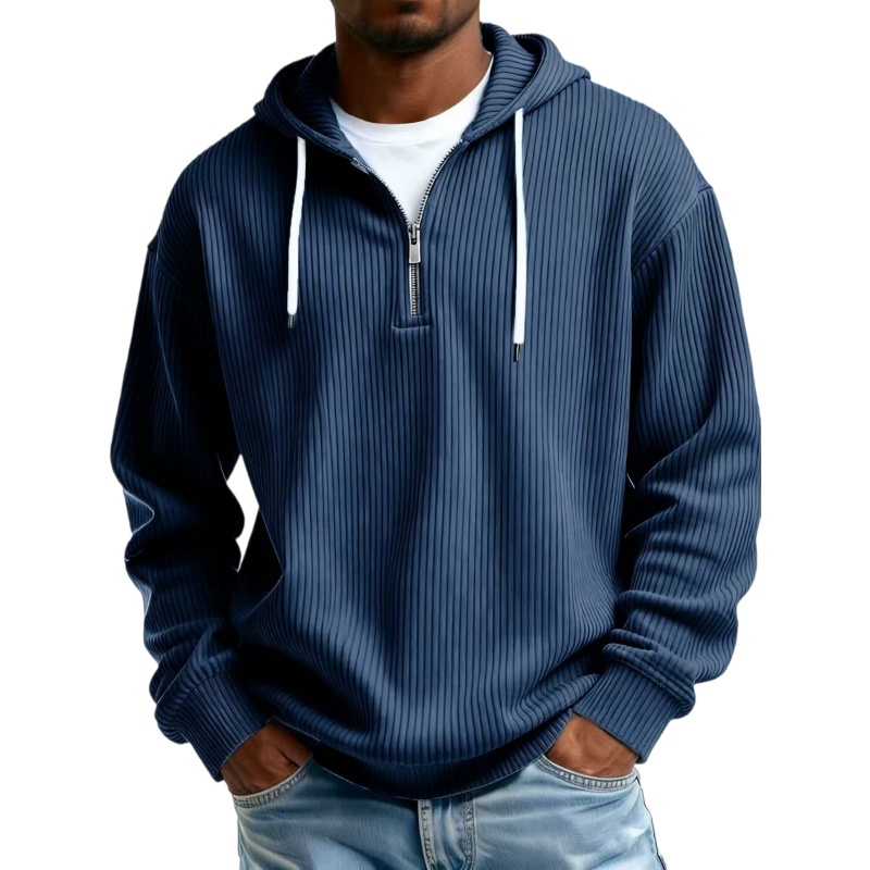 Men's Corduroy Hooded Sweatshirt